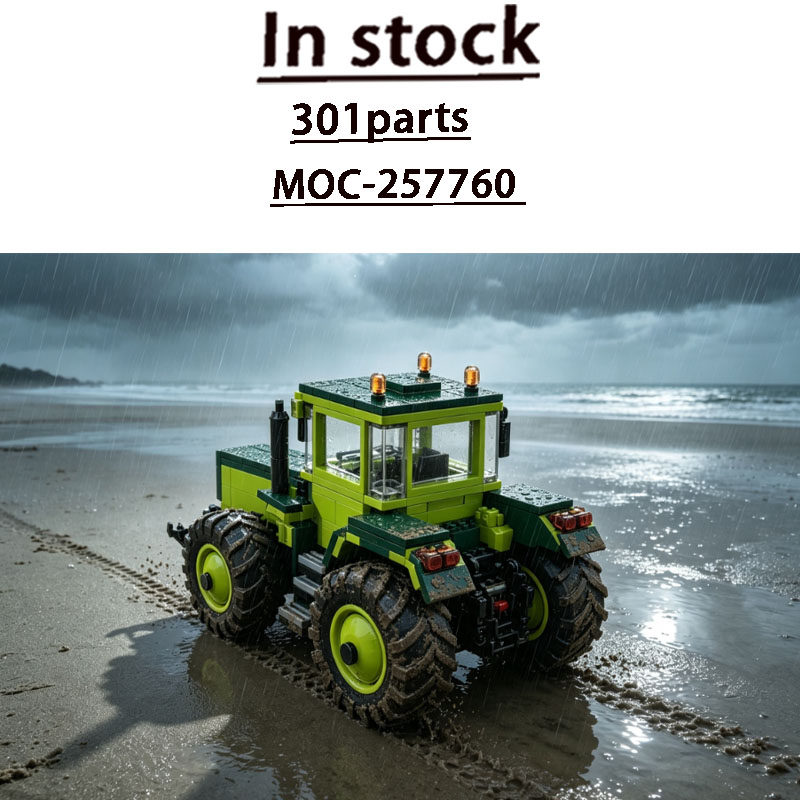 Agriculture Farming Education - MOC-257760 โมเดลรถแทรกเตอร์ดันดินทรายสำหรับฟาร์มเกษตรกลางแจ้ง ชุดตัวต่อ 307 ชิ้น ของเล่นเพื่อการศึกษา