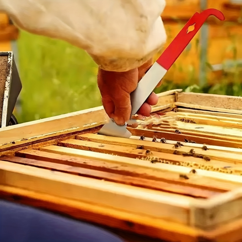 Beehive Frame Wax - เครื่องมือขูดกรอบรังผึ้งอเนกประสงค์ อุปกรณ์ทำความสะอาดรังผึ้ง ที่ดึงตะปู อุปกรณ์เลี้ยงผึ้ง