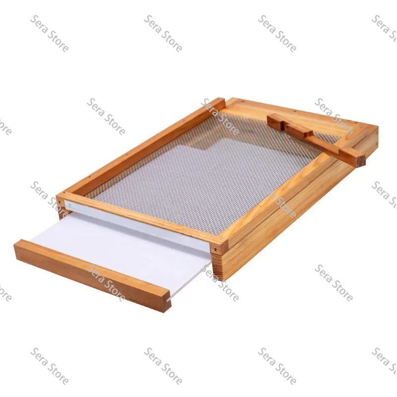 Beehive Frame Wax - โครงสร้างรังผึ้งสิบชิ้นถูกออกแบบมาเป็นพิเศษให้ติดตั้งที่ด้านล่างของฐานที่เคลื่อนย้ายได้เพื่อใช้ในการต้มขี้ผึ้งรังผึ้ง